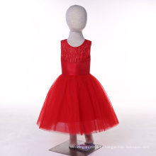 Vestido de cetim Tulle Vermelho / Branco / Marfim / Turquesa